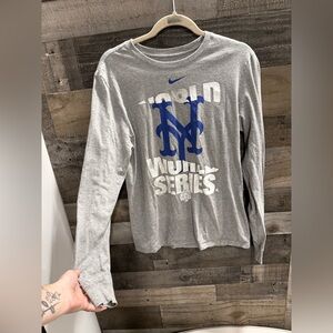 Nike MLB | NY Mets World Series Ling Sleeve T Shirt